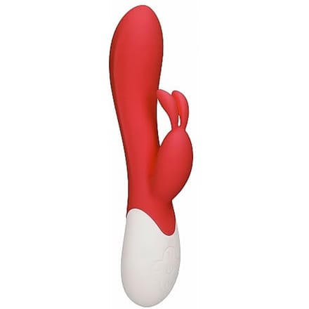 Flame - Rechargeable Heating G-Spot Rabbit VibratorÂ - Red