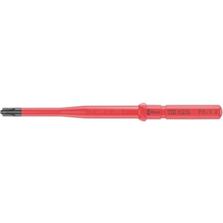 Wera Kraftform Kompakt VDE 62 iS PH/S # 2 x 157 mm TIE Elektronica Plus/minus Verwisselbare kling 2 mm