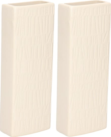 Gerimport Waterverdamper - 4x - warm wit - keramiek - 400 ml - radiatorbak luchtbevochtiger - 7 x 18,5 cm