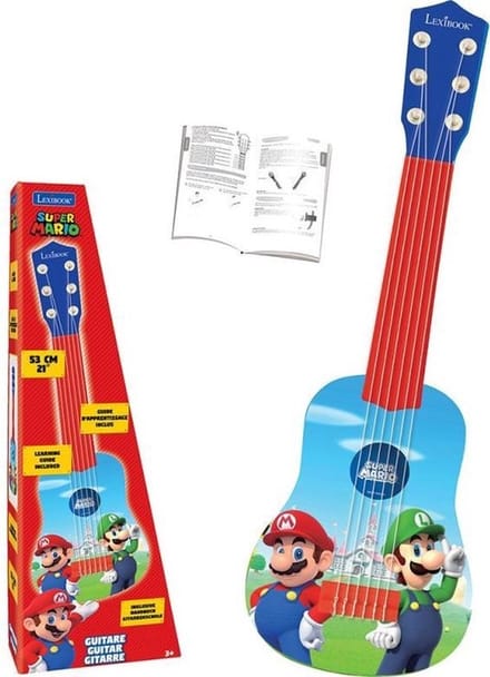 Super Mario | Mijn eerste gitaar | Incl instructies voor het spelen van gitaar