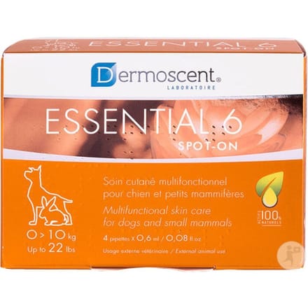 Dermoscent Spot-On Hond 1-10Kg Pipet 0,6Ml 4 Unidosis-pipetten