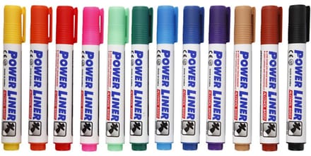 Creativ Company Powerliner Whiteboard Stiften Multi 12 stuks