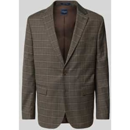 comfort fit colbert met wolgehalte
