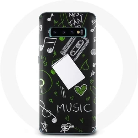 Coque pour Samsung Galaxy s10 edge Music clé de sol