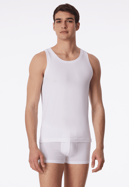 Schiesser Long Life Soft Heren Onderhemd - Wit - Maat M