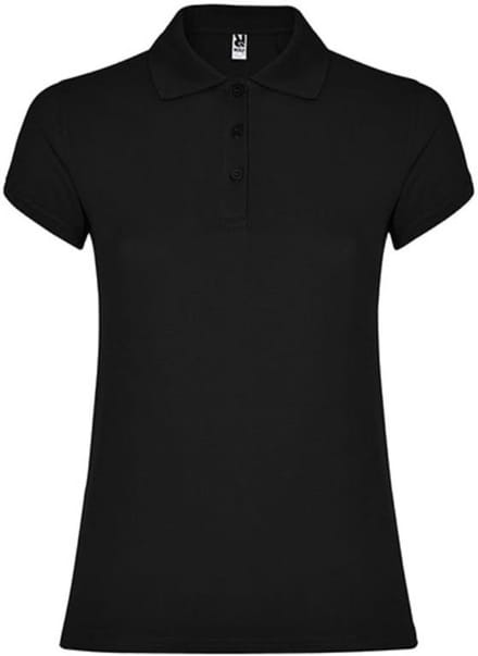 Roly - Star Dames Polo - Black 02 maat S