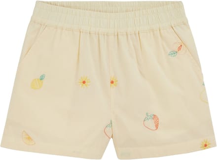 WE Fashion Meisjes relaxed fit short met embroideries