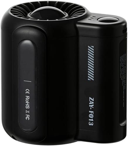 Allecto - Draagbare Taille Clip Ventilator - Koeling - 3 Snelheden - USB Oplaadbaar - Persoonlijke Ventilator - Hitteberoerte Preventie - 24 uur Ko...