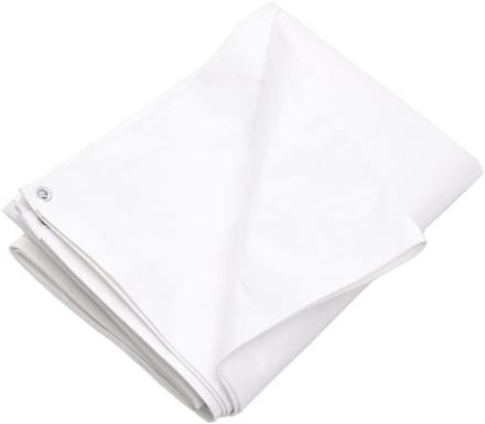Dekzeil - Tarp Grondzeil - Tuin Camping - Waterbestendig HDPE - 4x5 Meter - Wit