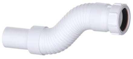 Compacte Flexibele Afvalpijp Connector voor 40mm Afvoer - Verstelbare Douche- en Gootsteenafvoerpijp