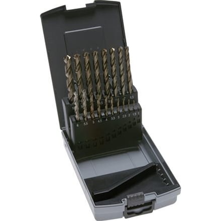 25-Piece Spiraalborenset DIN 338 N HSS-E 1 - 13 mm
