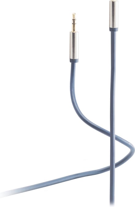 Flexline®-3,5mm Klinken-Verlängerung Stecker/ Buchse 3m