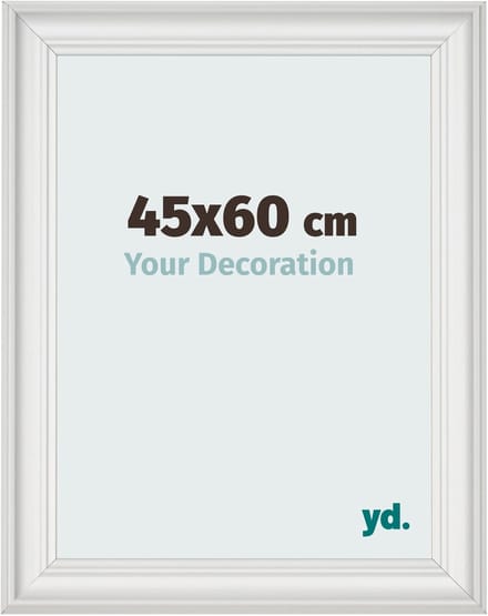 Your Decoration - Fotolijst 45x60 cm - MDF - Wit Geveegd - Lazio