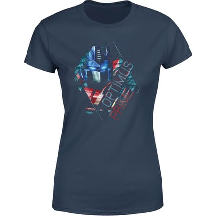 Transformers Optimus Prime Glitch Women's T-Shirt - Blauw - M