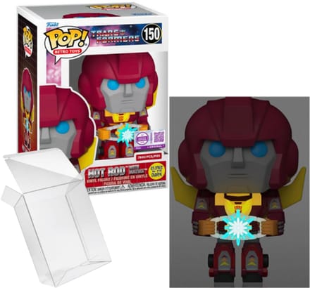 Funko Pop! Retro Toys: Transformers - Hot Rod with Matrix #150 Elite Exclusive (7500 PCS Limited)