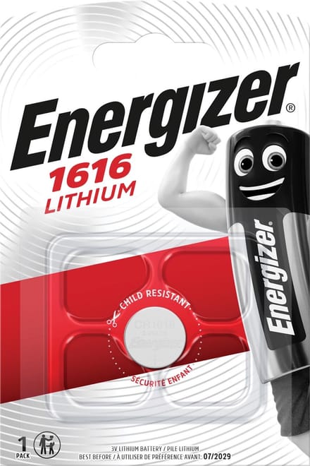 Energizer Lithium Knoopcel Batterij CR1616 3 V 1-Blister