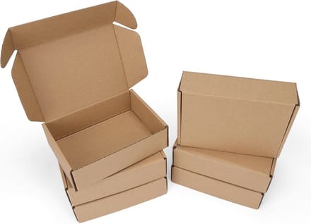 Verhuisdozen van Karton, 6 Stuks, Bruin, Ideaal voor Geschenken en Verpakking