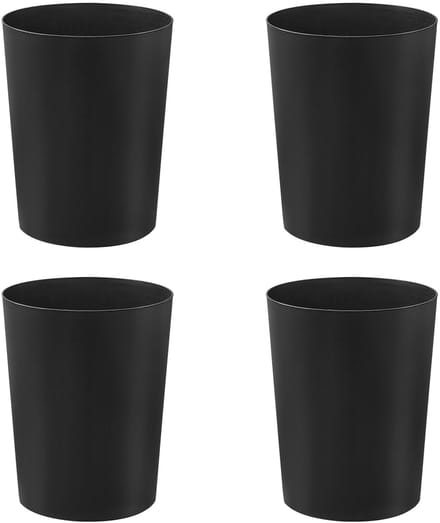 Ibenzoa® Set van vier compacte en stijlvolle afvalemmers voor elke ruimte