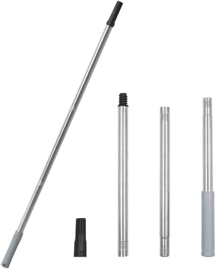 Verlengstok Set 3-delig (90cm) voor Verfrollers en Gereedschap met Taps Toelopende Fitting