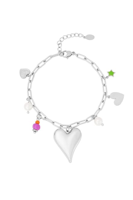 Bedelarmband love moment zilver
