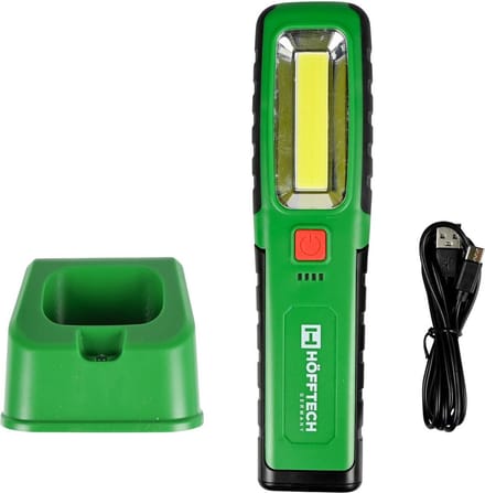 Hofftech Multifunctionele looplamp - COB + UV licht - Oplaadbaar - 20 uur werktijd