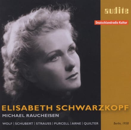 Elisabeth Schwarzkopf & Michael Raucheisen - Interprets songs by Wolf, Schubert, Strauss, Purcell, Arne & Quilter (CD)