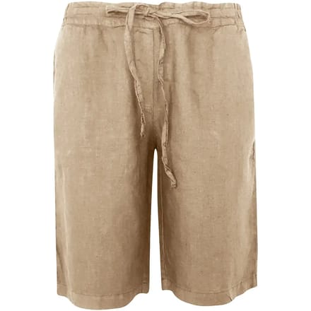 Bermuda voor dames Haris Cotton Essentials Knot Waist Slant Pocket