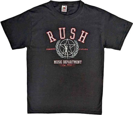Rush - Department Heren T-shirt - S - Zwart