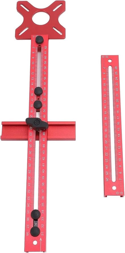 Freesbeugel Aluminium - Houtbewerking Jig - Cirkels Snijden - Robuuste Constructie - 460 Gram