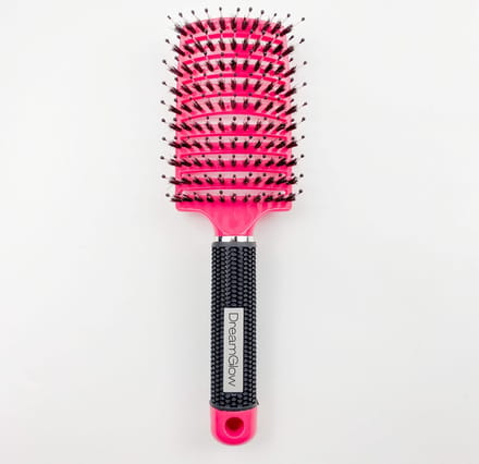 DreamGlow Anti-klit Haarborstel – Detangle Brush – Fuchsia