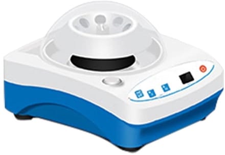 Mini Centrifuge - Laboratorium Apparaat - Celscheidingen Uitvoeren - Laag Geluidsniveau - Compact Formaat - Wit