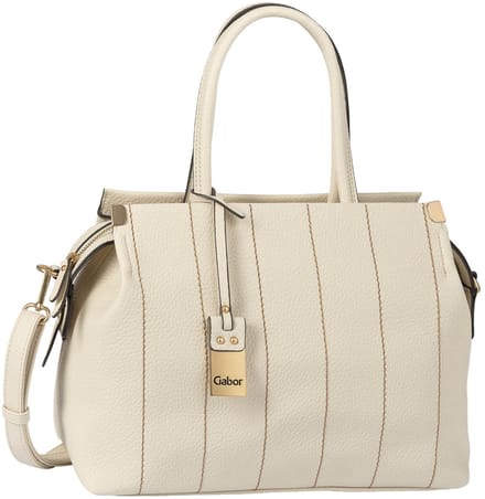 Gabor handtas schoudertas Gela Stripe Hand Bag Cream White crème