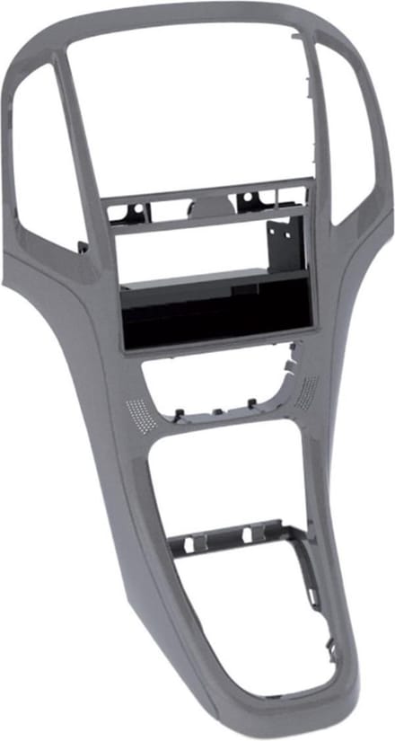 2-DIN Paneel geschikt voor Opel Astra J (P-J) 12/2009-08/2018 Kleur: Titanium Grijs