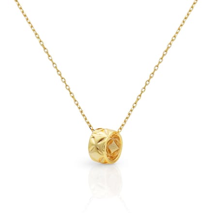 Schitterende 18K Gold Plated Zilveren Halsketting