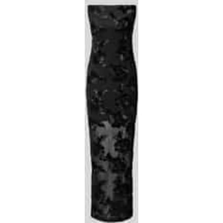 Off shoulder-jurk met siergarnering