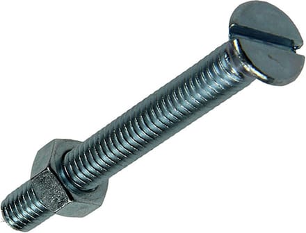 M.schroef moer ck m5x40mm rvs 8st Deltafix