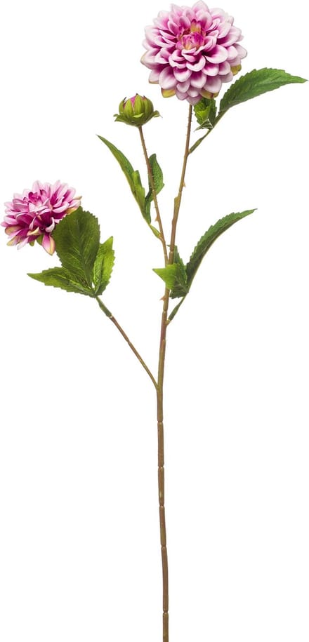 Emerald - Kunstbloem Dahlia mini 68cm paars - Kunstplant voor binnen