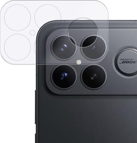 Rosso Camera Protector Geschikt voor Xiaomi Poco F8 Ultra - Lens Bescherming - Case Friendly - Ultra Dun Glas - Transparant
