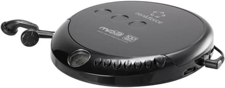 Draagbare CD Speler met MP3 Ondersteuning - Zwart