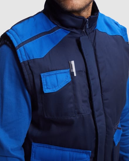 Roly Multipocket Vest Armada RY8414 - Navy Blue 55/Royal Blue 05 - M