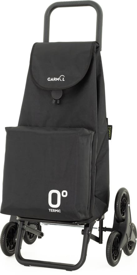 Garmol Boodschappentrolley G3X3 Termico Travel - Trappenstijger - Zwart
