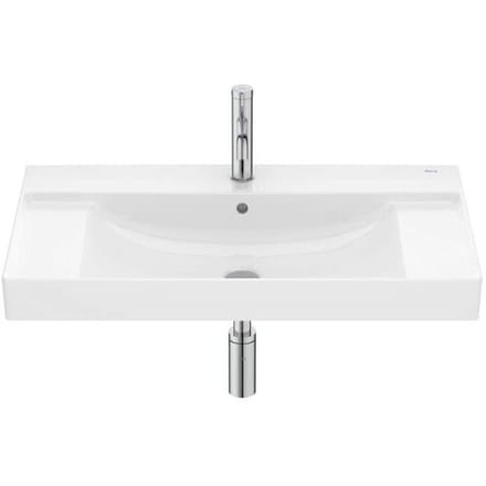 Roca Ona washbasin 80 x 46 cm, with basin centered A32768H000