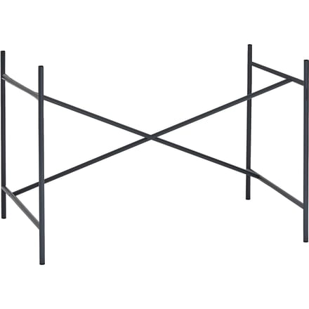 Richard Lampert Eiermann 1 tafelframe - zwart - middelste stut - 110 x 66 cm - met verlenging (hoogte 66 cm)