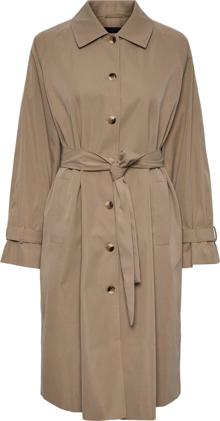 PIECES PCBELLEN TRENCHCOAT Dames Trenchcoat - Maat S