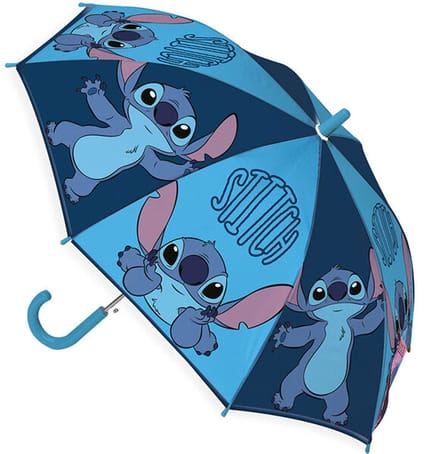 Disney Lilo & Stitch Paraplu, Blue - Ø 75 x 62 cm - Polyester