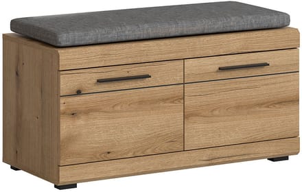 Scout bank incl. kussen 2 deuren eik decor.