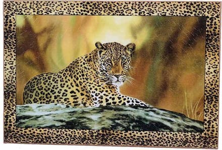 PIA Soft Toys - Luipaard schilderij 29 cm x 39 cm