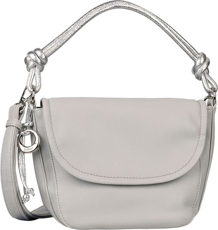 Gabor Schoudertas Handtas Laria Flap Bag Grey Lichtgrijs