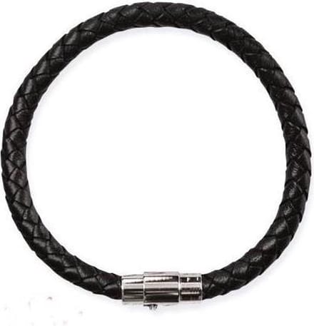 Armband met roestvrij staal 6 mm (lengte 22 cm)