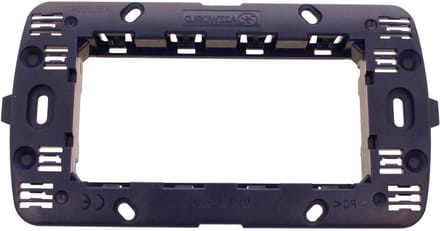 Module Houder - Schakelaar Frame - Elektrische Installatie - Verschillende Plaatsen - 14x7 Centimeter - Blauw